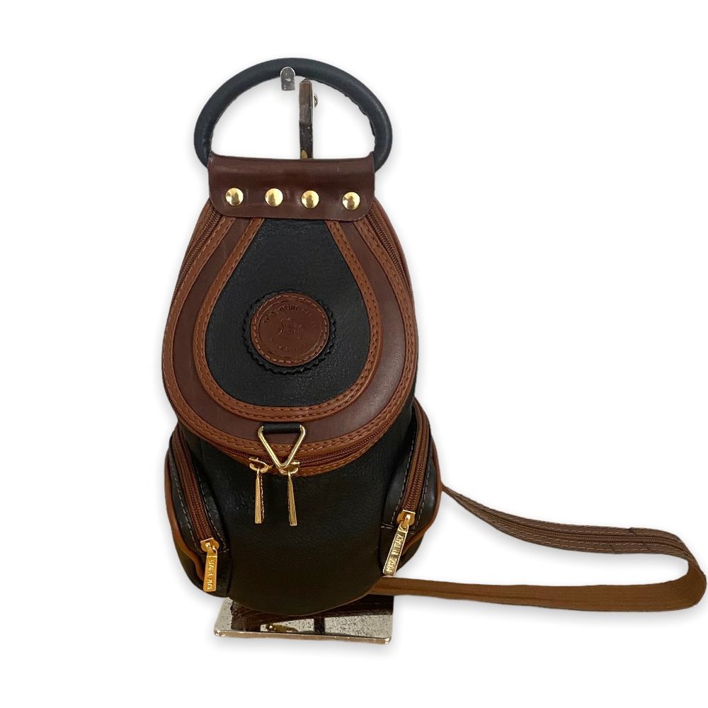 Valentino Di Max Italian Leather Sling Bag